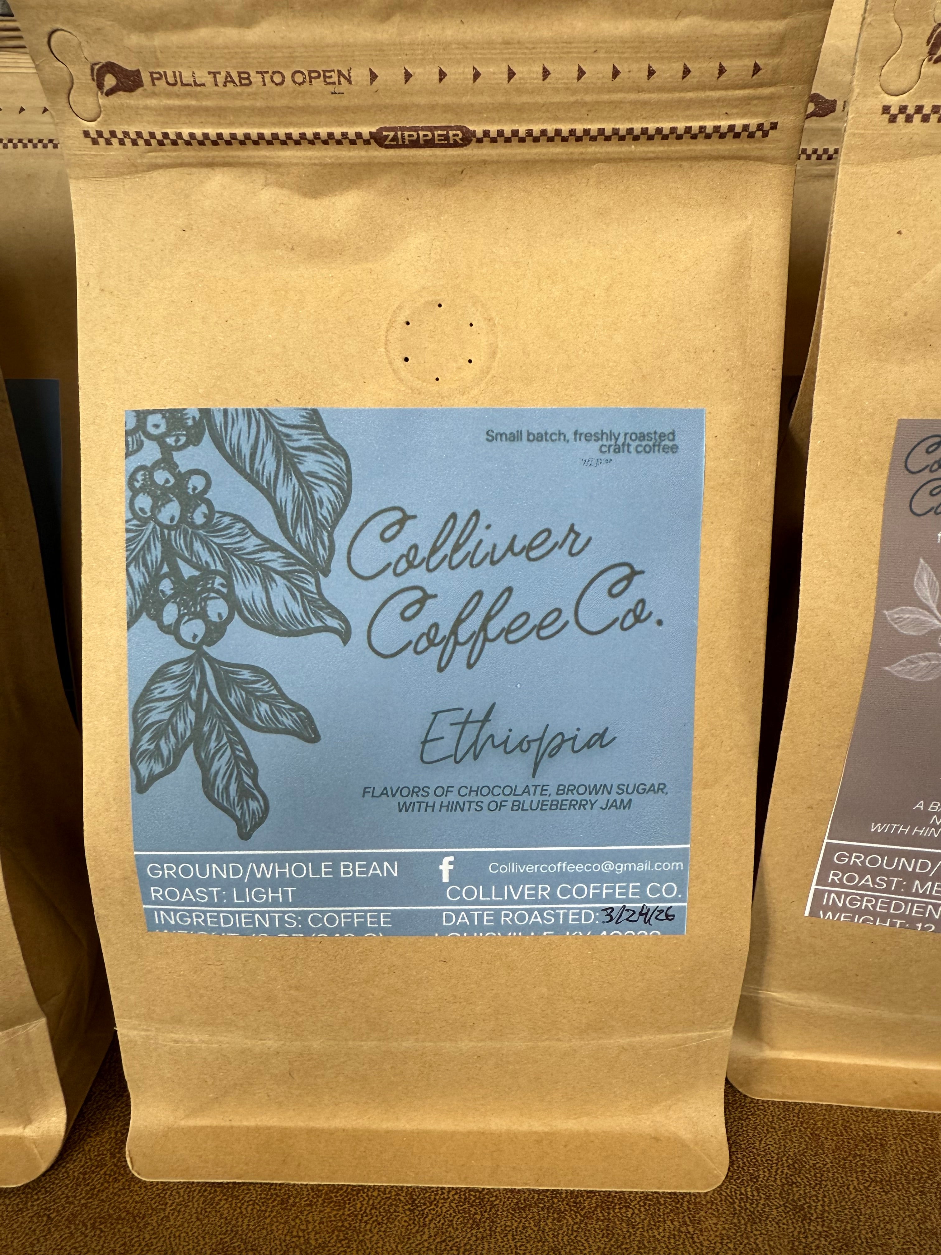 Colliver Coffee Company Roasters - Ethiopia 12oz
