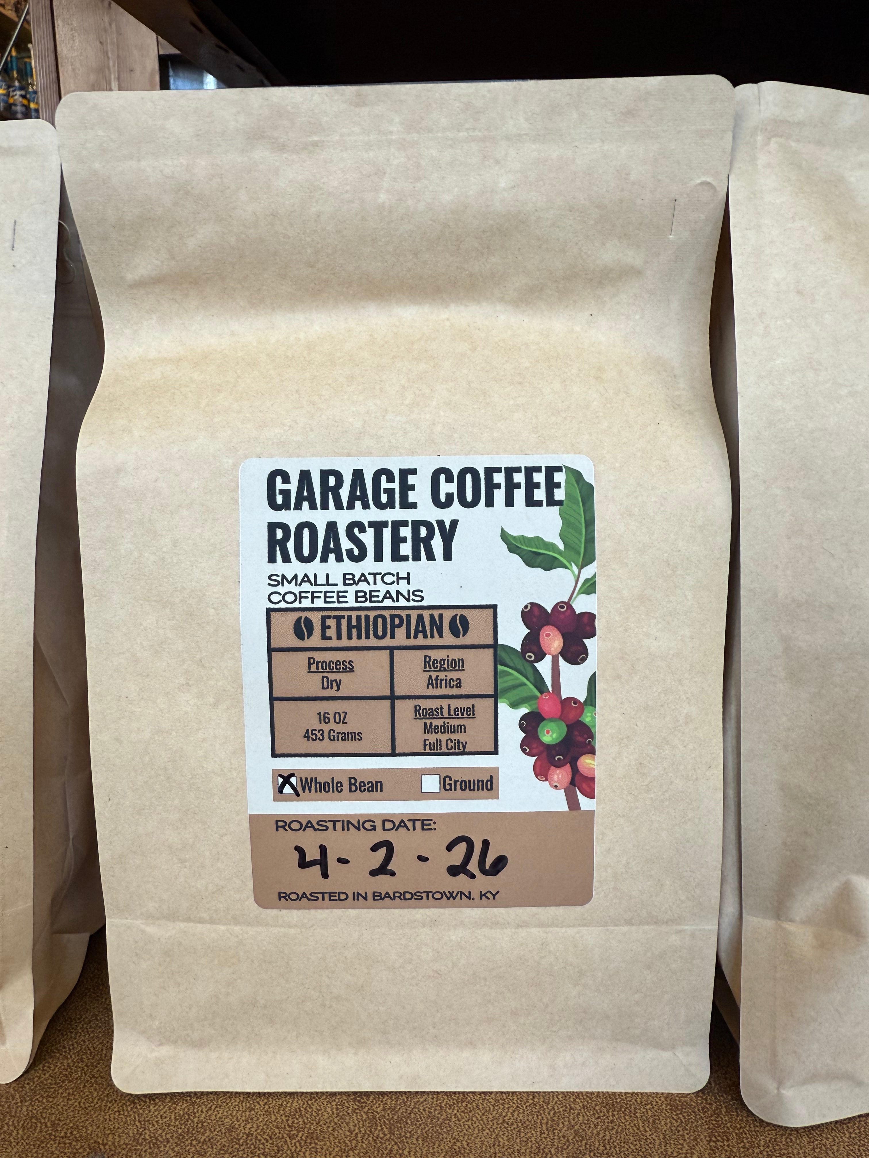 Garage Coffee Roastery - Costa Rica (Honey Process) 16oz bag