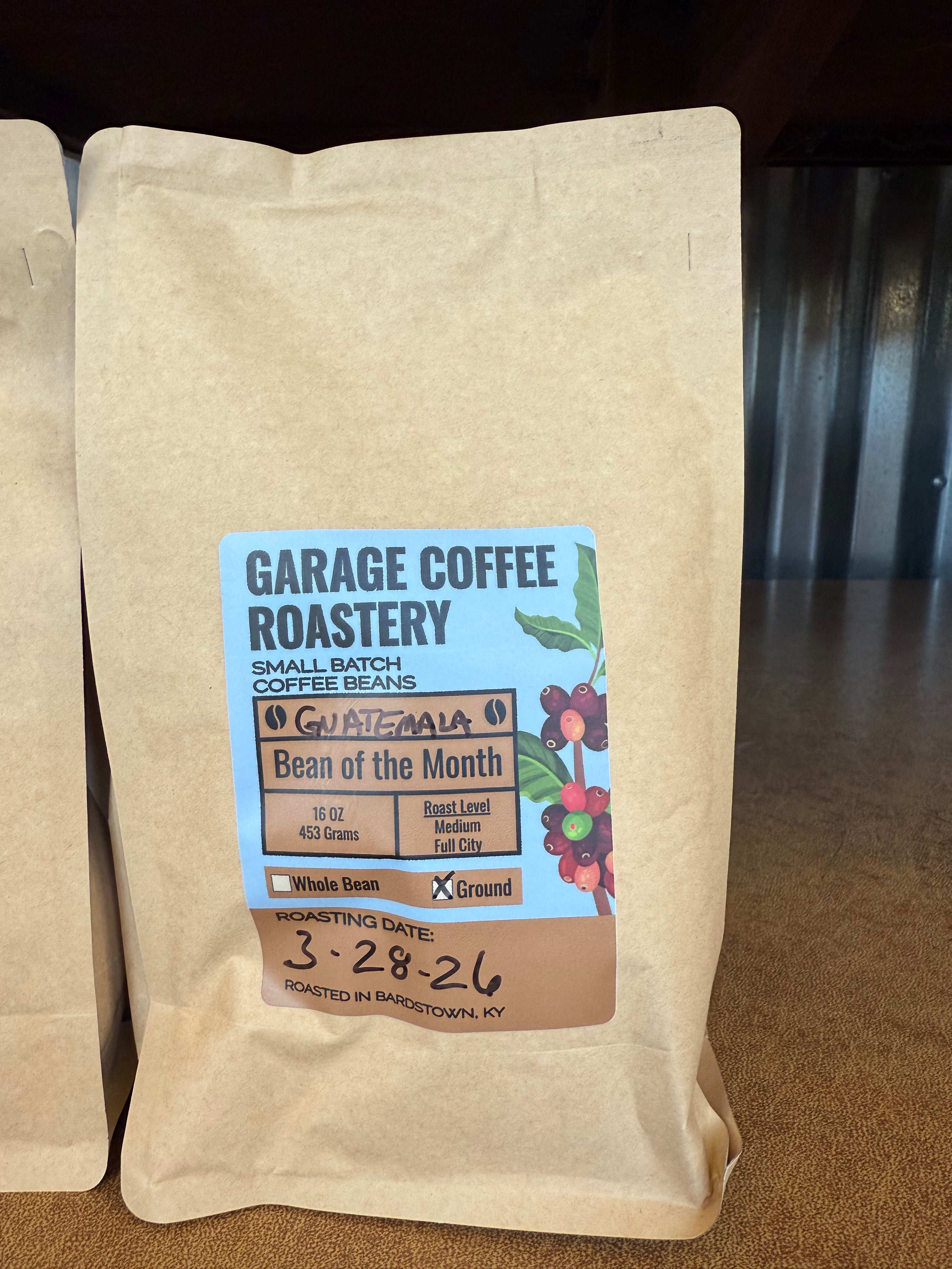 Garage Coffee Roastery - Ethiopian (Dry Process) 16oz bag