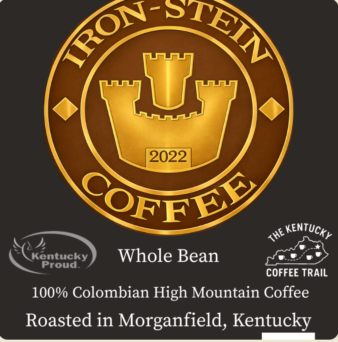 Iron Stein Coffee Dark Roast 16oz bag