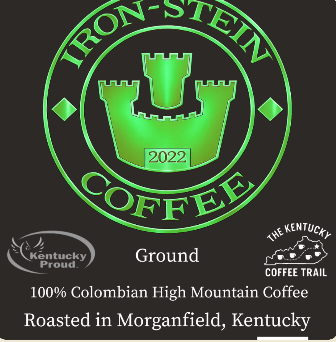 Iron Stein Coffee White Roast 16oz bag